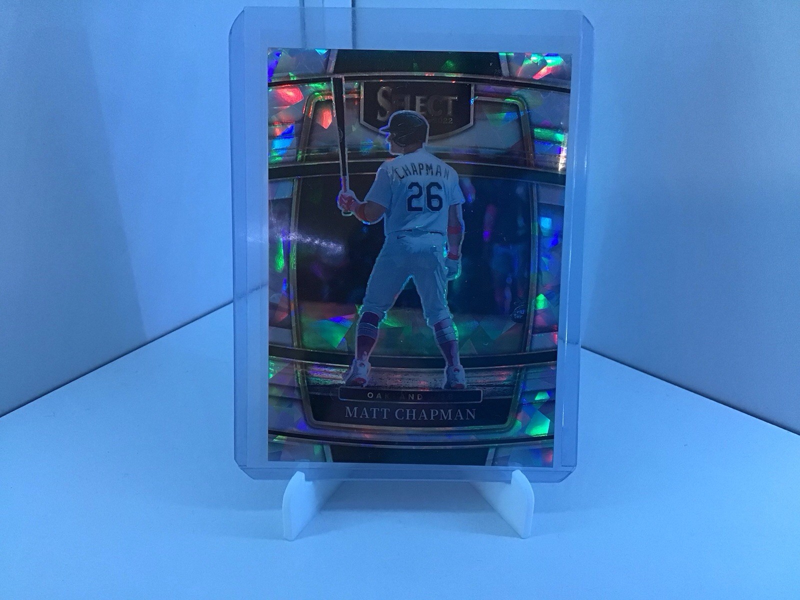 2022 Panini Select - Concourse Matt Chapman #75 Cracked Ice Prizm /25