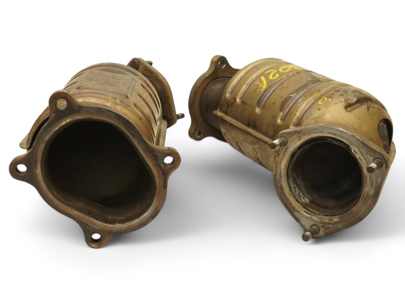 03-06 Bentley Continental Gt Exhaust Downpipe Left Right Set Of 2 3W0131690B OEM