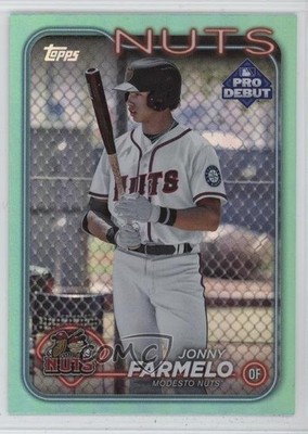 2024 Topps Pro Debut Aqua Foil 69/75 Jonny Farmelo #PD-67 19n6