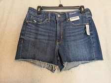 OLD NAVY- NWT womans blue jean Cut off shorts sz 8