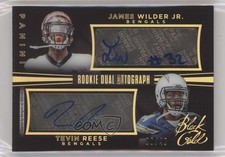 2014 Panini Black Gold Rookie Dual 6/49 James Wilder Jr Tevin Reese Auto 3c7