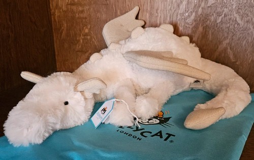 AUTHENTIC Jellycat Large Snow Dragon Plush LNWT 🤍