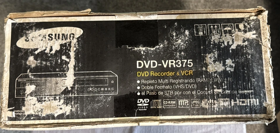 NEW - Factory Sealed - Samsung DVD-VR375 DVD Recorder/VCR Combo HDMI - Image 3 of 4