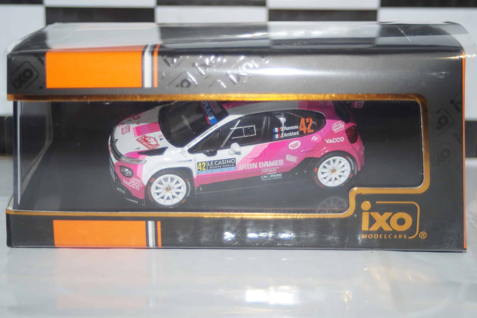 Ixo Citroen C3 Rally 2 Rally Monte Carlo 2025 Rumeau 1:43 Diecast RAM976.22