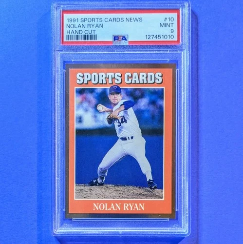 1991 SPORTS CARDS NEWS NOLAN RYAN PSA 9 MINT POP 24 ONLY 3 HIGHER