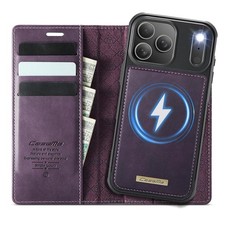 Shockproof Leather Detachable Mag Safe Wallet Case for iPhone 18 Pro Max/17/16
