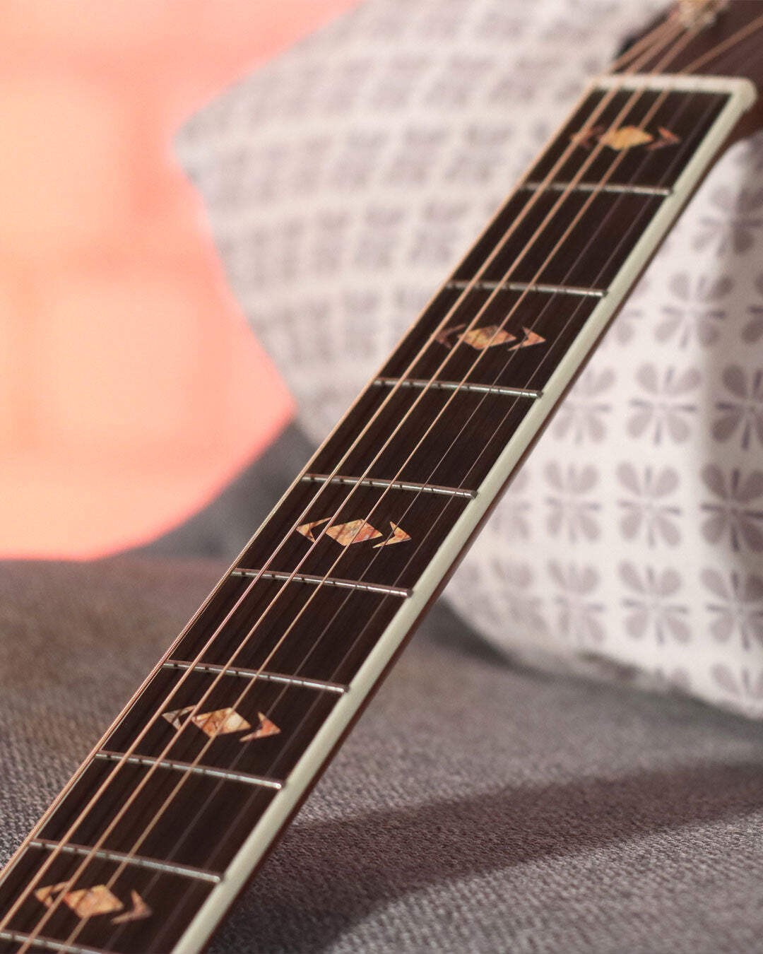 Fretlook Diamonds & Arrows Adesivo Inlay per Maniglie Chitarra - Rusty Gold foto 4