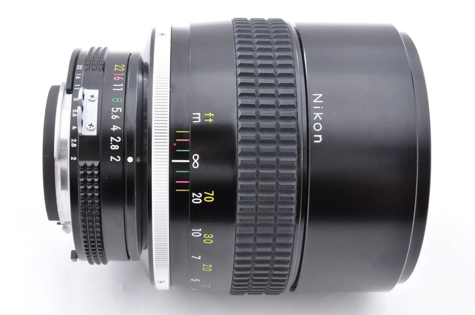 [Opt casi como nuevo] Nikon Ai Nikkor 135mm F2 teleobjetivo F Mount de Japón - Imagen 3 de 4