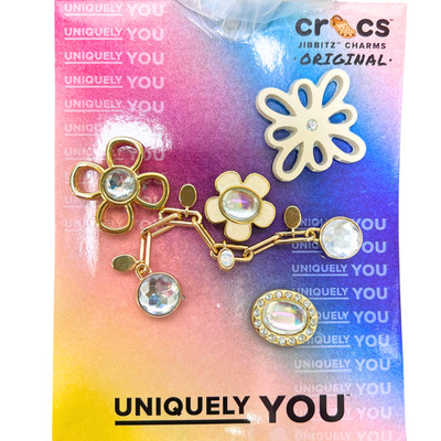 Crocs Jibbitz Cut-Out Charms 5-Pack  for Clogs & Slides - NEW