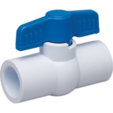 1/2 In. Solvent x 1/2 In. Solvent PVC Schedule 40 Quarter Ball Valve Series