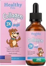 Liquid Collagen for Dogs, Daily Collagen for Dogs with ThreeCollagen Types  VC,