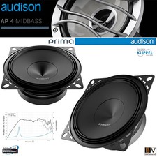 Audison Prima AP4 Lautsprecher Set Midbass 40 W RMS 91dB 10cm Woofer Mitteltöner
