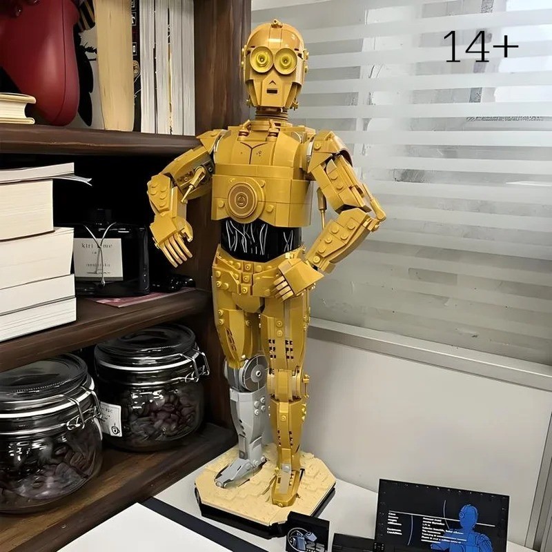YEABRICKS LED Licht Für 75398 Star Wars C-3PO Bausteine Modell (Bausteine Set Nicht Enthalten
