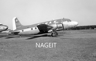 Orig LARGE Aircraft Negative G AHPM EAGLE VIKING 1B BLACKBUSHE 08JUL 1956 #41