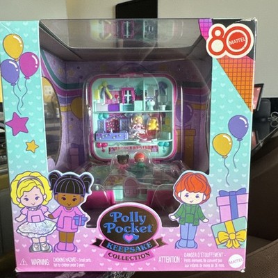 Polly Pocket Mattel Keepsake 80th Anniversary Compact-New in Box