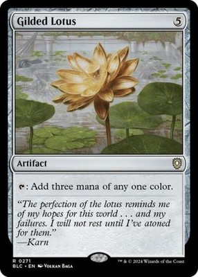 Gilded Lotus - NM R : Commander: BLC
