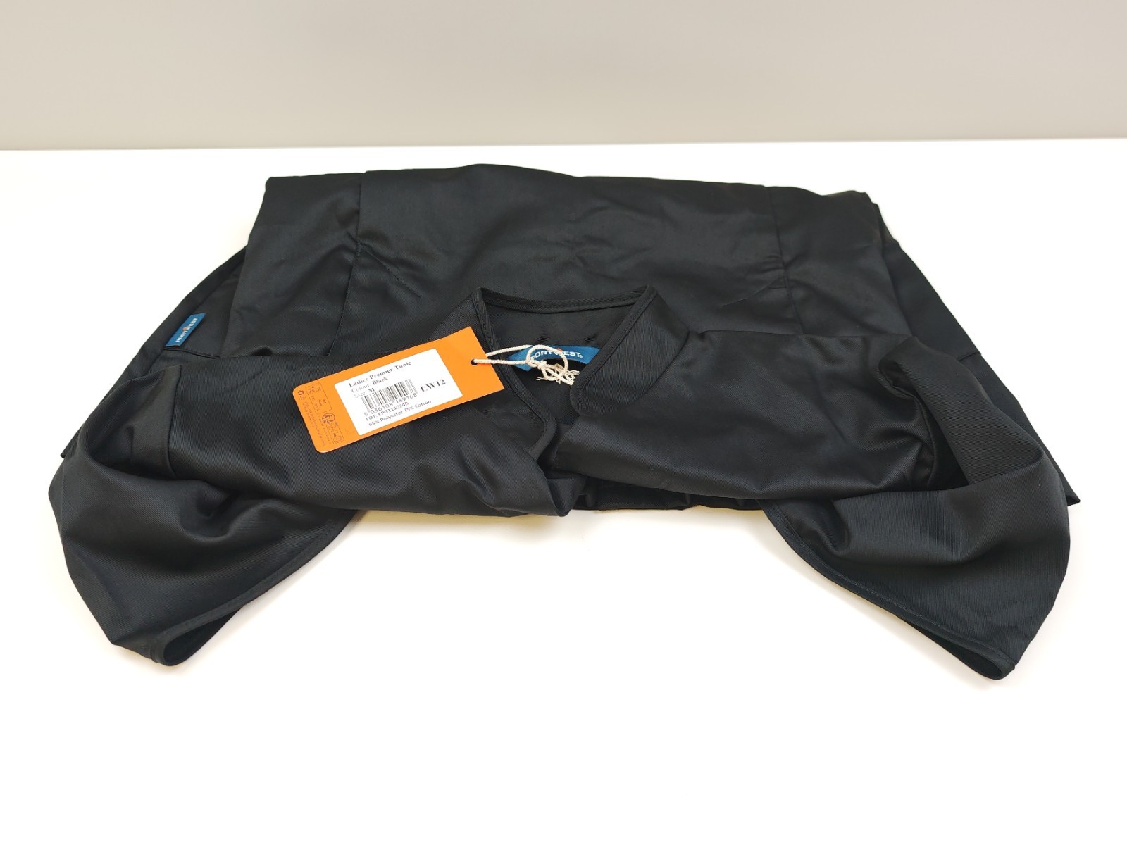 Portwest Premier Tunic, Size: M, Colour: Black, LW12BKRM Black M