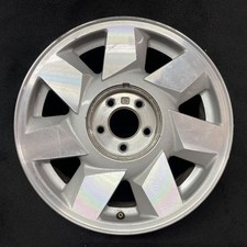 Cadillac Machined Silver Deville Original Wheel 17 2000 Oem Rim Factory 4552