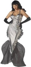 Bettie Page Submarine Bettie Mermaid Costume Women (Size Details In Description)
