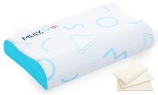 MLILY Kids Pillow for Sleeping, Adjustable Standard Pack of 1 , Blue