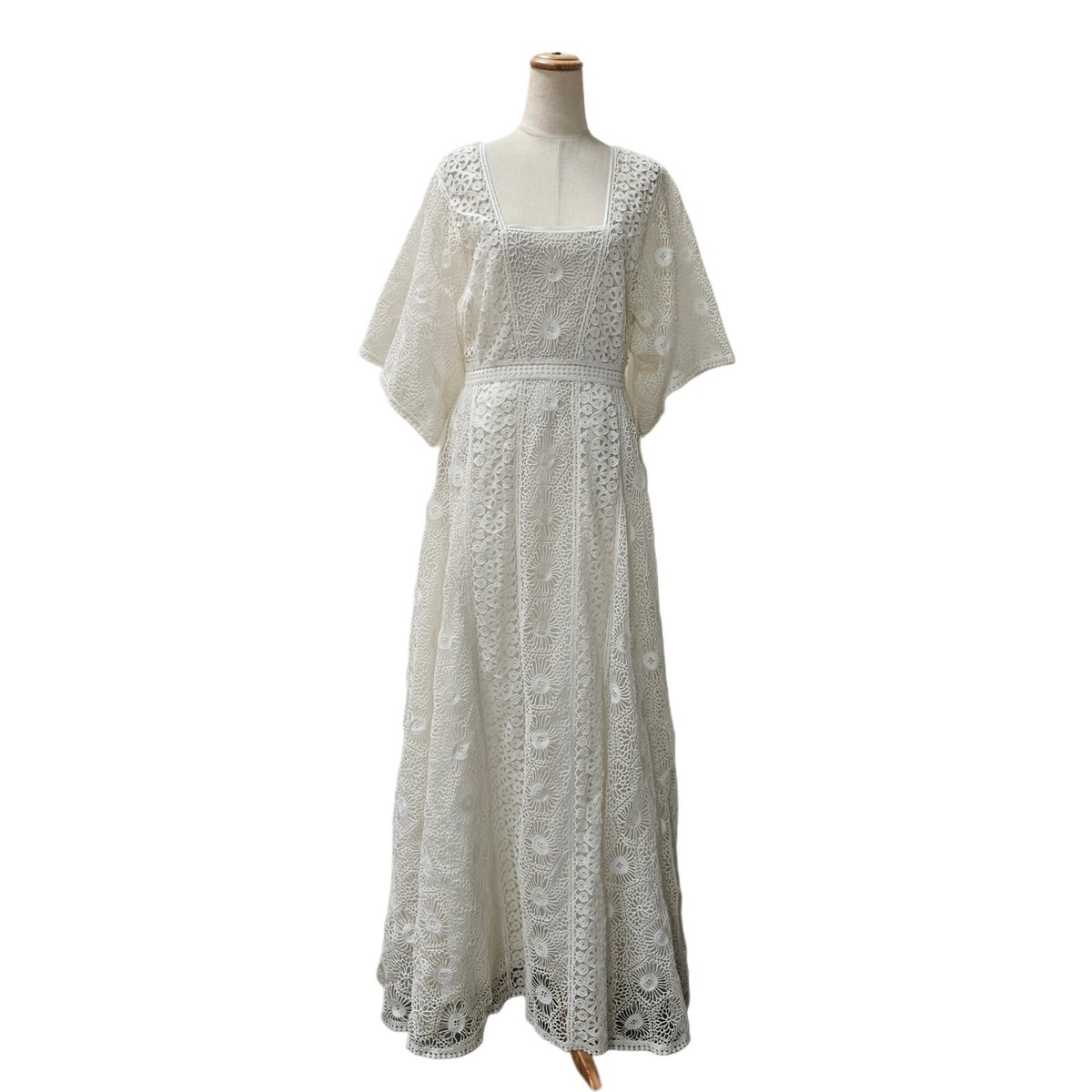 Christian Dior SS20 Runway White Embroidered Lace Maxi Dress | eBay