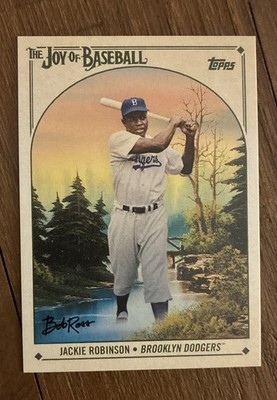 2023 Topps X Bob Ross The Joy of Baseball - Jackie Robinson #45