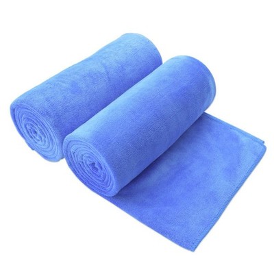 JML Large Microfiber Bath Towels Set for 30 in x 60 in, Blue