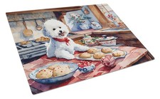 Caroline's Treasures Bichon Frise Christmas Cookies Cutting Board DAC3735LCB