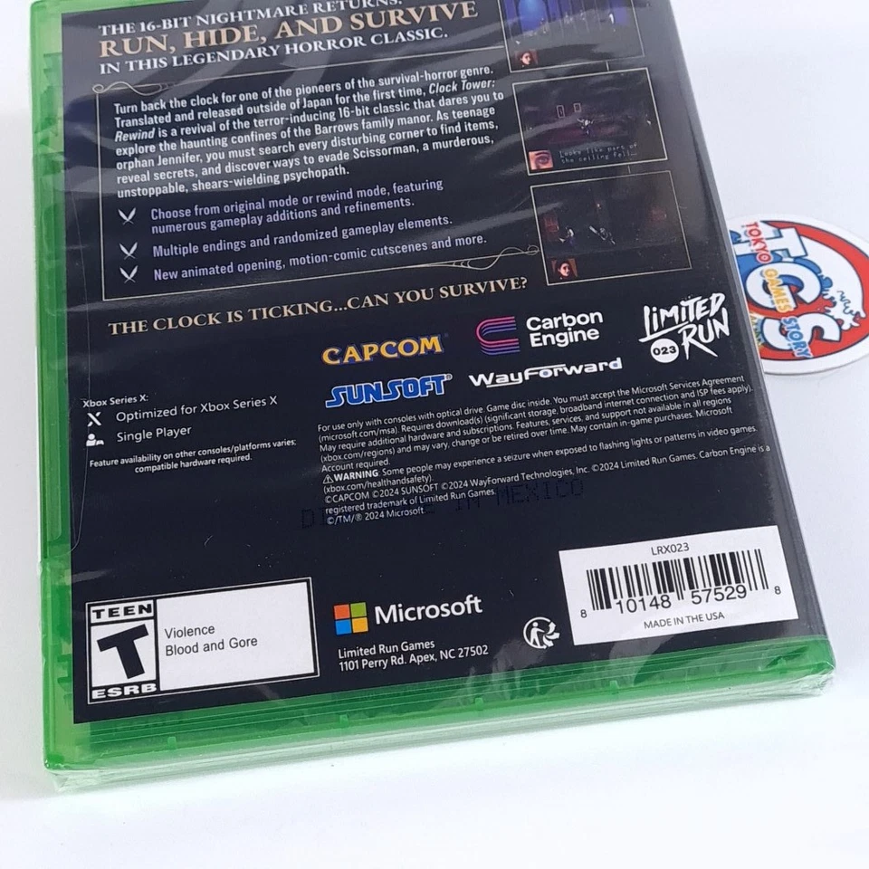 Clock Tower: Rewind Xbox Series X USA Limited Run Games New (Multi-Languages/Sur - Image 4 of 4