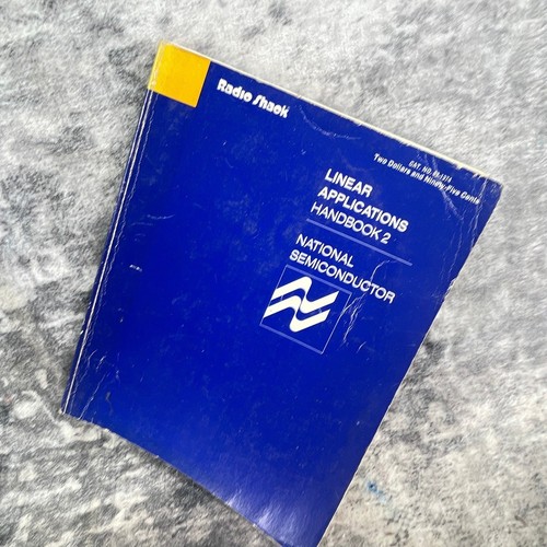 National Semiconductor Vtg Linear Applications Volume 2 Handbook Blue 1970s Tech