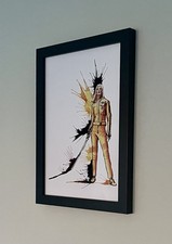 Stampa artistica con cornice originale ispirata a 'Kill Bill' (La sposa)
