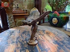 STUNNING LARGE SPIRIT OF ECSTACY SCULPTURE Brass/Bronze. Hand Made. 21cm Tall