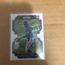 OTTO LOPEZ - 2022 Panini Prizm White Wave Parallel #36 RC - Toronto Blue Jays