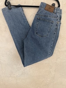 Lauren Jeans Co. Ralph Lauren Women's Blue Straight Stretch Denim Jeans Size 4