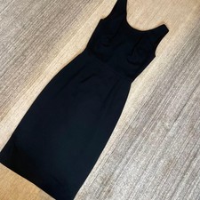 Dolce & Gabbana Black Silk Little Black Dress S All Season Excellent Condition