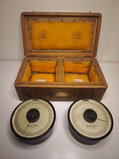 Vintages Nivellier - Altimeter & Höhenmessgerät im Holzkoffer – System Paulin