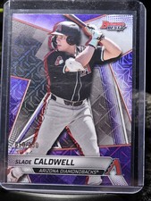 Slade Caldwell 2025 Bowman’s Best Base Purple Refractor /250 #TP-30 Diamondbacks
