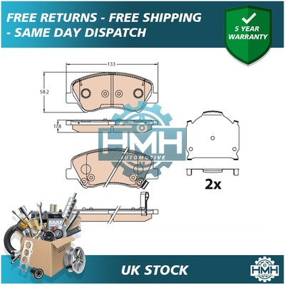 Fits Hyundai i20 2014- i20 Active 2015-2018 HMH Front Rear Brake Pads Set