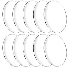 10 Pieces Clear Circle Acrylic Sheet, 1/8" Thickness, 4 Inch Plexiglass Circle