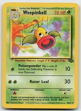 Weepinbell 48/64 Jungle Unlimited Pokemon Lightly Played 4