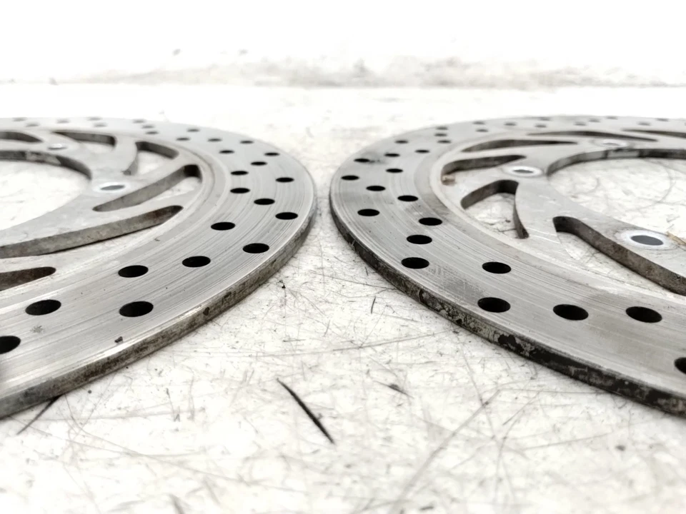 Par de rotores de freno delanteros izquierdo derecho Yamaha Royal Star Venture XVZ1300 2005 Foto 4 de 4