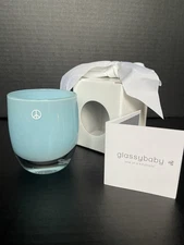 glassybaby PEACEKEEPER Glass Candle Votive Holder Retired