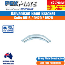 Profile Bend Bracket for PEX Pipe DN16 DN20 DN25 Galvanised ? Pack of 2