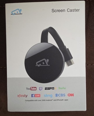 TV Buddy Wi-Fi Wireless HDMI Mirror Streaming Device Adapter For Apple Android 