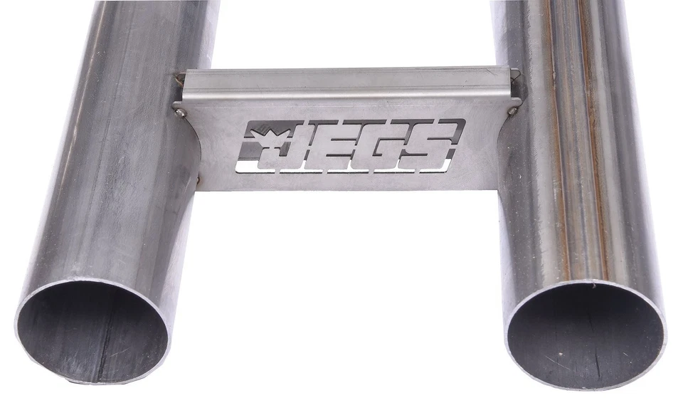 JEGS 30583  Header-Back Dual 2-1/2 in. Exhaust Kit 409 Stainless Steel - Image 2 of 4