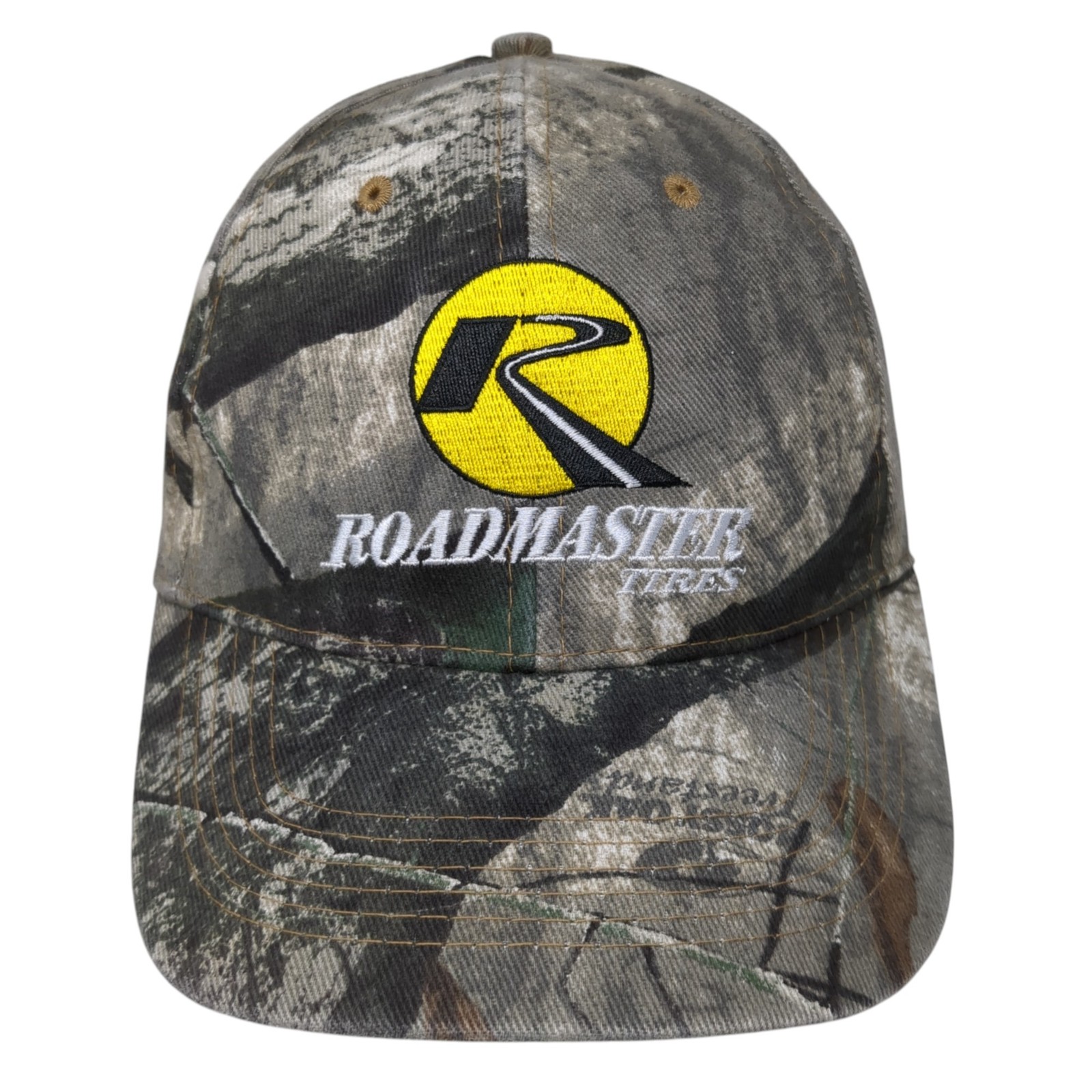 Roadmaster Tires Strapback Baseball Cap Multi One… - image 1