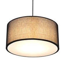 Awclub 17.5" Frosted White Acrylic Round Lamp Shade Diffuser for Drum Pendants