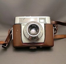 Zeiss Ikon Tenax Carl Zeiss Tessar 2.8/50mm w/ Leather Case 1934 Vintage, P/R