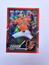 2025 Topps x Lids x Mitchell & Ness - Orange /25 Cade Povich (RC)  #30 Orioles