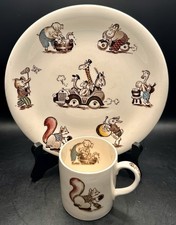 Vintage Johnson Bros. Playtime Child's Plate  Cup